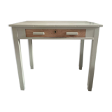 Bureau en bois peint