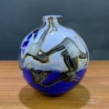 Murano glass soliflore ball vase