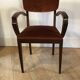 Vintage bridge armchair art Deco