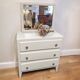 Vintage white chest of drawers
