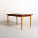 Extendable oak dining table, Scandinavia, 1960s