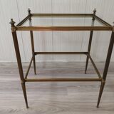 Mid-Century brass side table