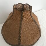 Vintage wicker lampshade