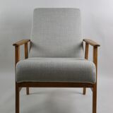 Vintage Fox easy chair in beige, 1970s