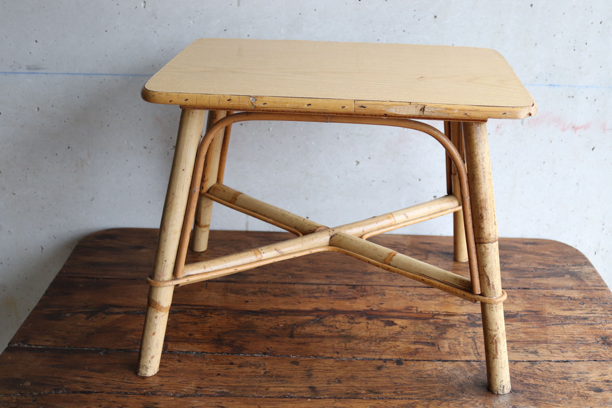 Rattan coffee table