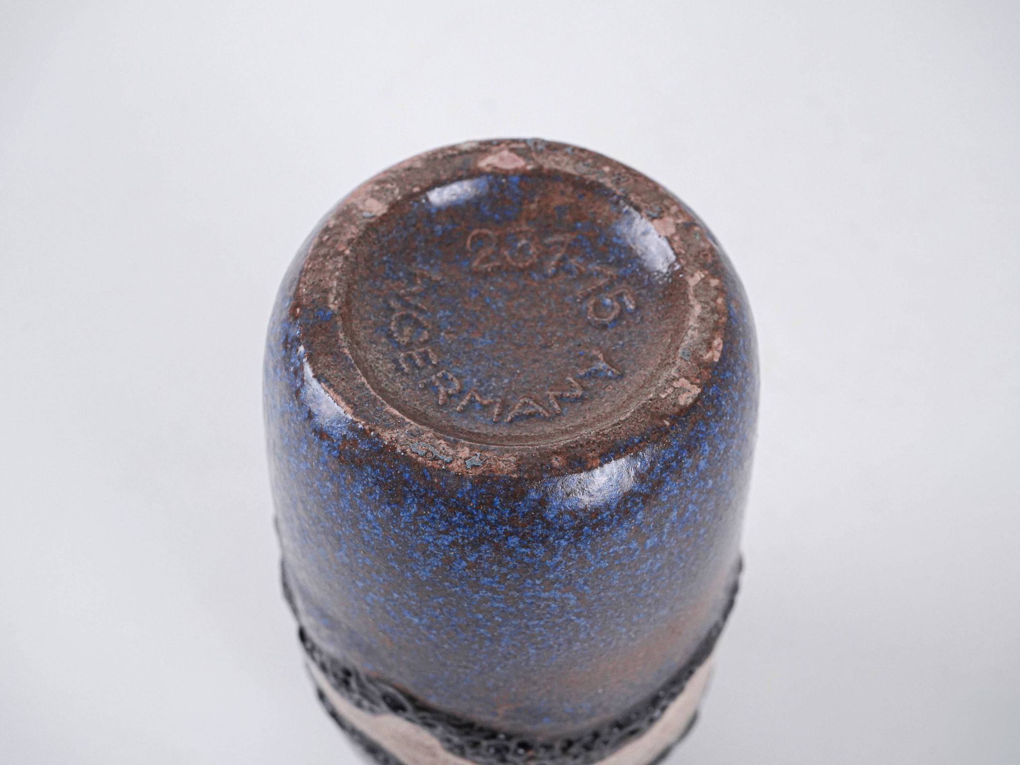 Ceramic vase, German design, 1960s, made in West Germany