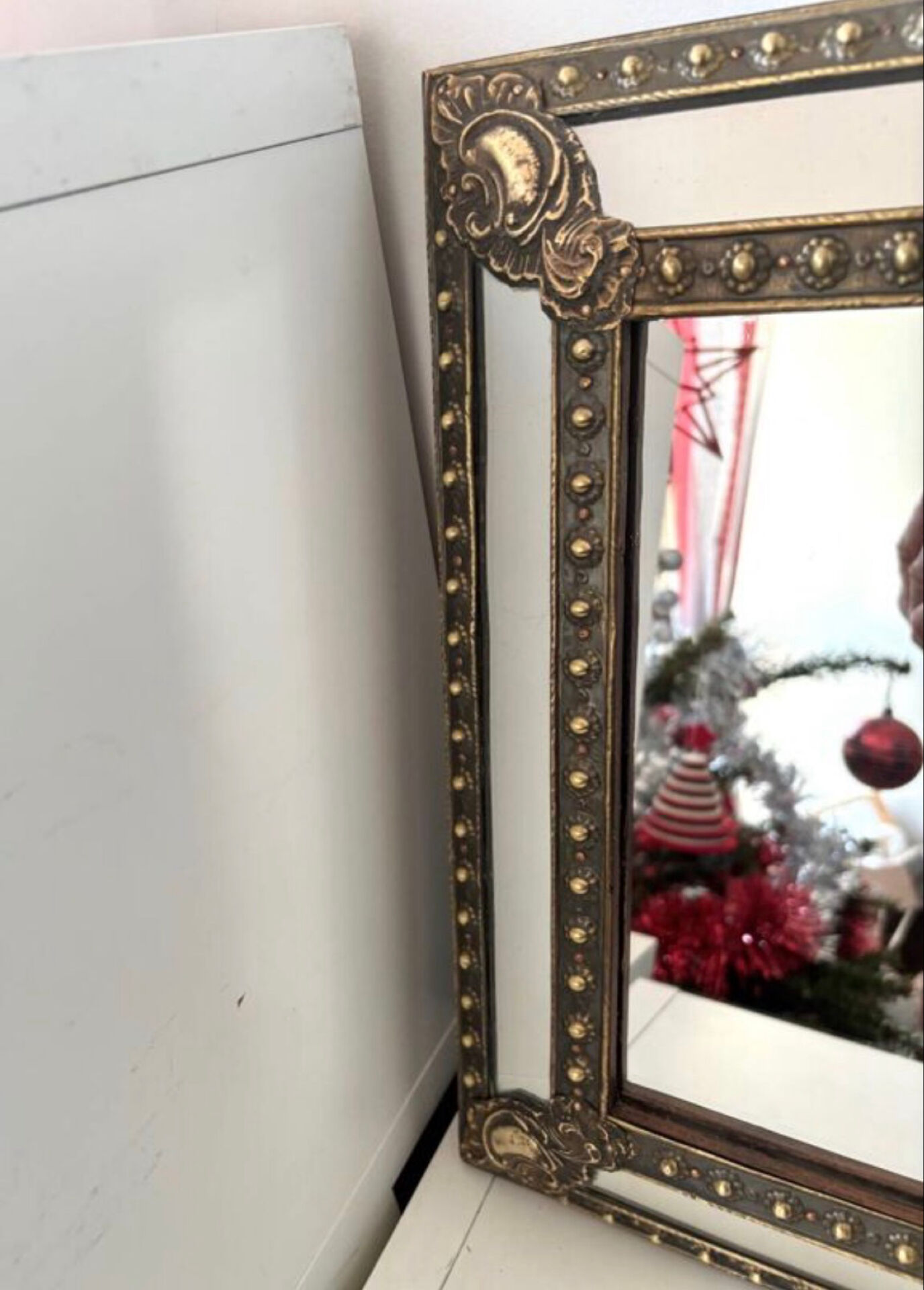 Napoleon III closed-frame mirror