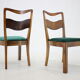 1930s Set of 4 Art Deco Dining Chairs, Czechoslovakia