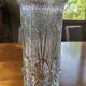 Vintage moulded glass vase