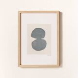 Abstract painting on paper - infinity - painting signed eawy