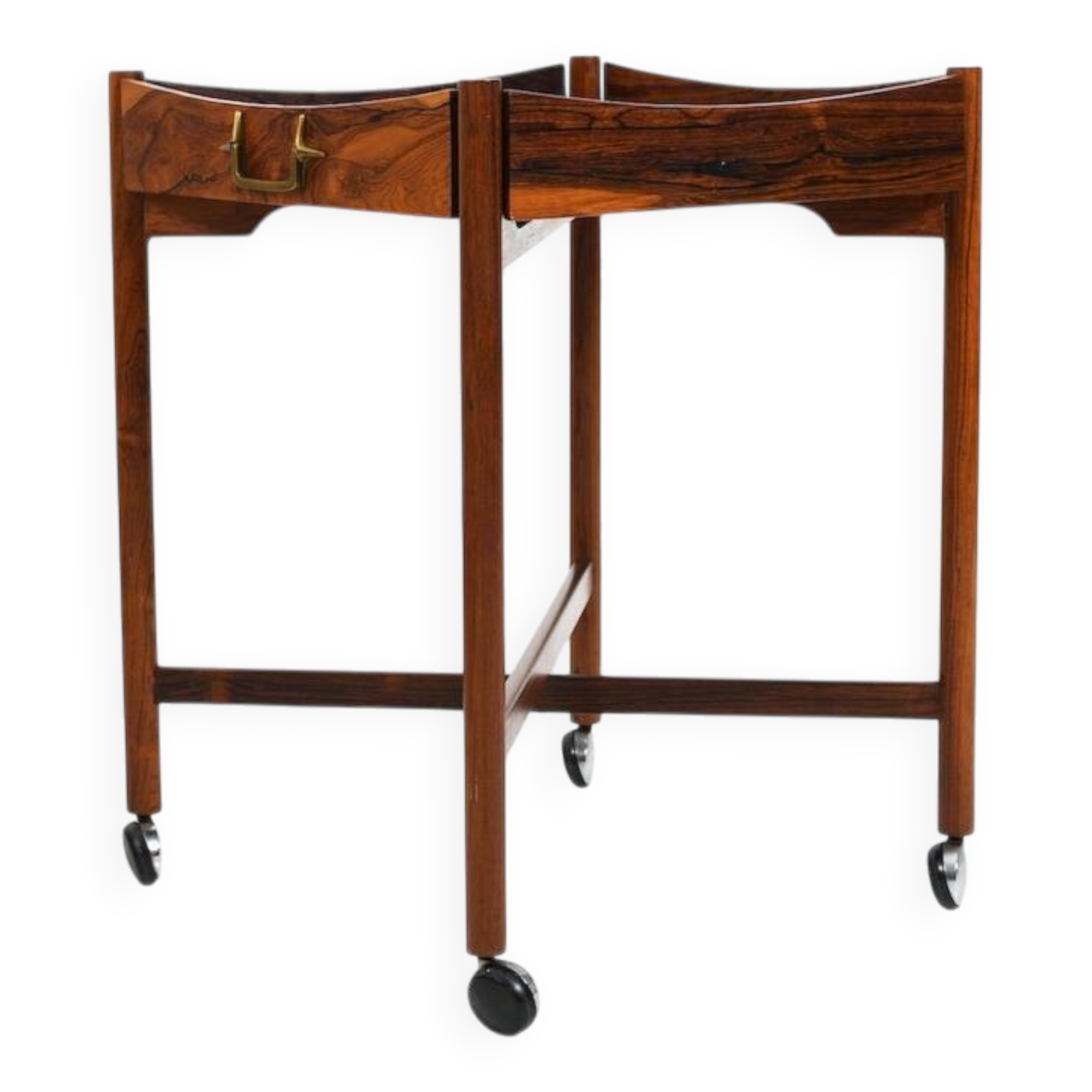 Folding Tray Table by Mogens Lysell Denmark 1960s