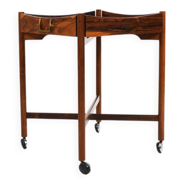 Table pliante à plateau de Mogens Lysell, Danemark, années 1960
