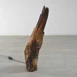 Organic wooden table lamp