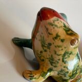 Frog in artisanal pottery, Morocco
