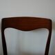Pair of Scandinavian teak chairs by Niels O. Moller circa 1950