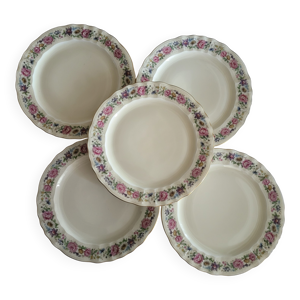 limoges Bernardaud 5 - porcelaine assiettes