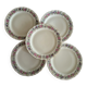 Limoges Bernardaud 5 Flat Plates in porcelain