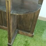 Old table in art deco chene