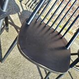 Set of 5 vintage Scandinavian chairs, antique seating furniture