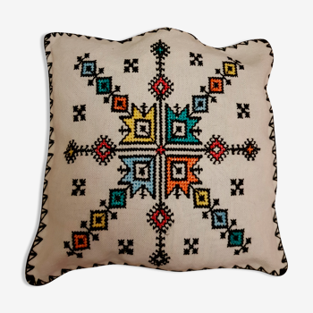 Coussin marocain brodé