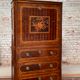 Secretary in veneer wood and walnut period transition xviii eme century
