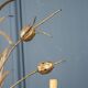 Chandelier in gilded metal in the style of Maison Baguès 6 lights 1960