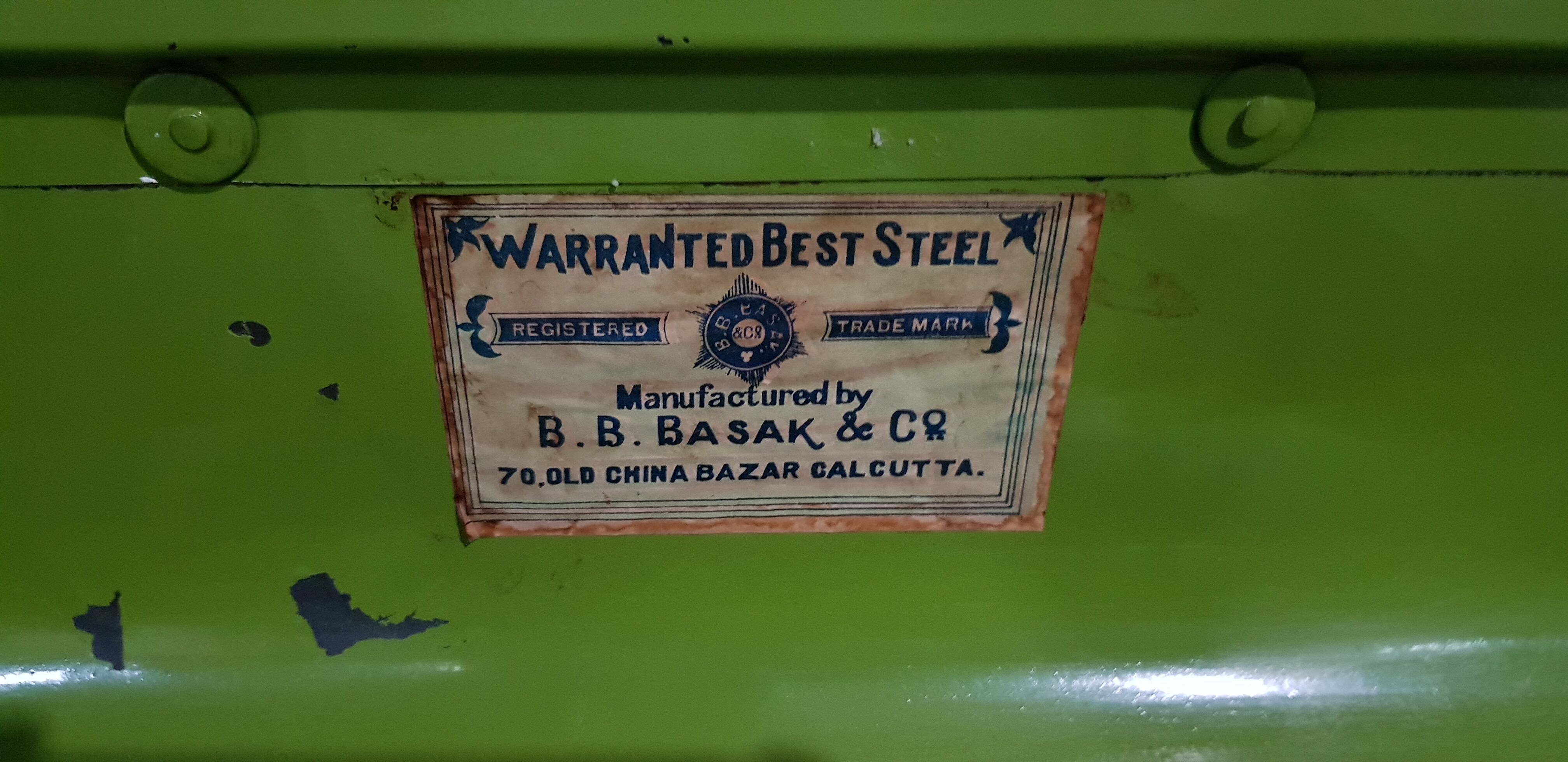 Former colonial trunk