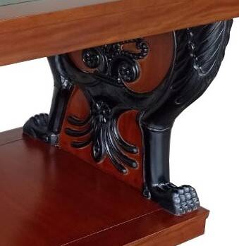 Replica of Napoleon's mahogany desk