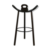 Tabouret de Bar Vintage en Bois, Espagne, 1970s