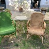 One or two rattan chairs