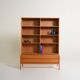 Scandinavian oak bookcase, 1960s