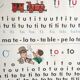 Affiche scolaire "t,ti,tu"