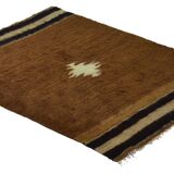Turkish Anatolian Handmade Vintage Area Kilim Rug 167 cm x 125 cm