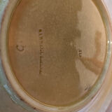 Lot of 7 old dessert plates in Sarreguemines barbotine