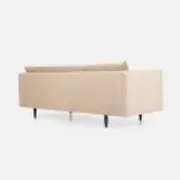 Canapé en velours beige Alta, design scandinave
