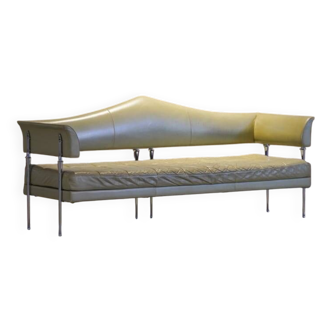 Hydra leather sofa by Luca Scacchetti for Poltrona Frau, Italy 2000s