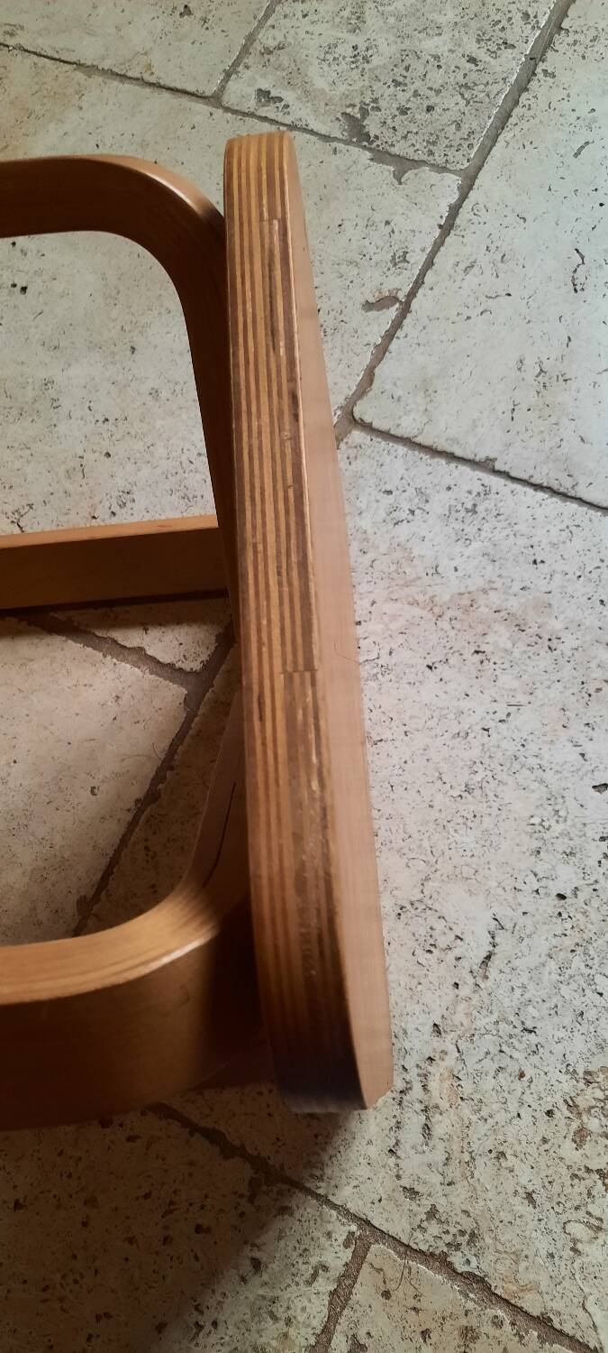 Wooden stool made of pine