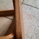 Wooden stool made of pine