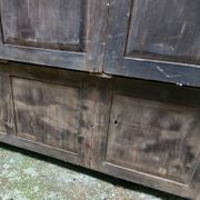 Large walnut shop library from the late 19th century.