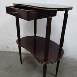Side Table With Drawer - Wood (Mahogany)