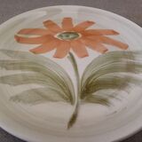 6 flat plates Saint Amand model Isis vintage 1960s 1970s