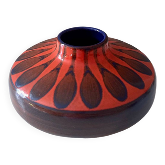 Vase vintage Waechtersbach, céramique 0254, Decor Cora, intérieur vintage, poterie ouest-allemande, années 60