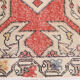 Tapis 4x7 classic red vintage, 126x227cm