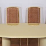 Table and 6 chairs by Mario Sabot from the 70s
