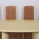 Table and 6 chairs by Mario Sabot from the 70s