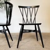 Vintage Ercol bar chairs pair