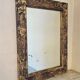 Miroir “Clotilde” – décor floral doré