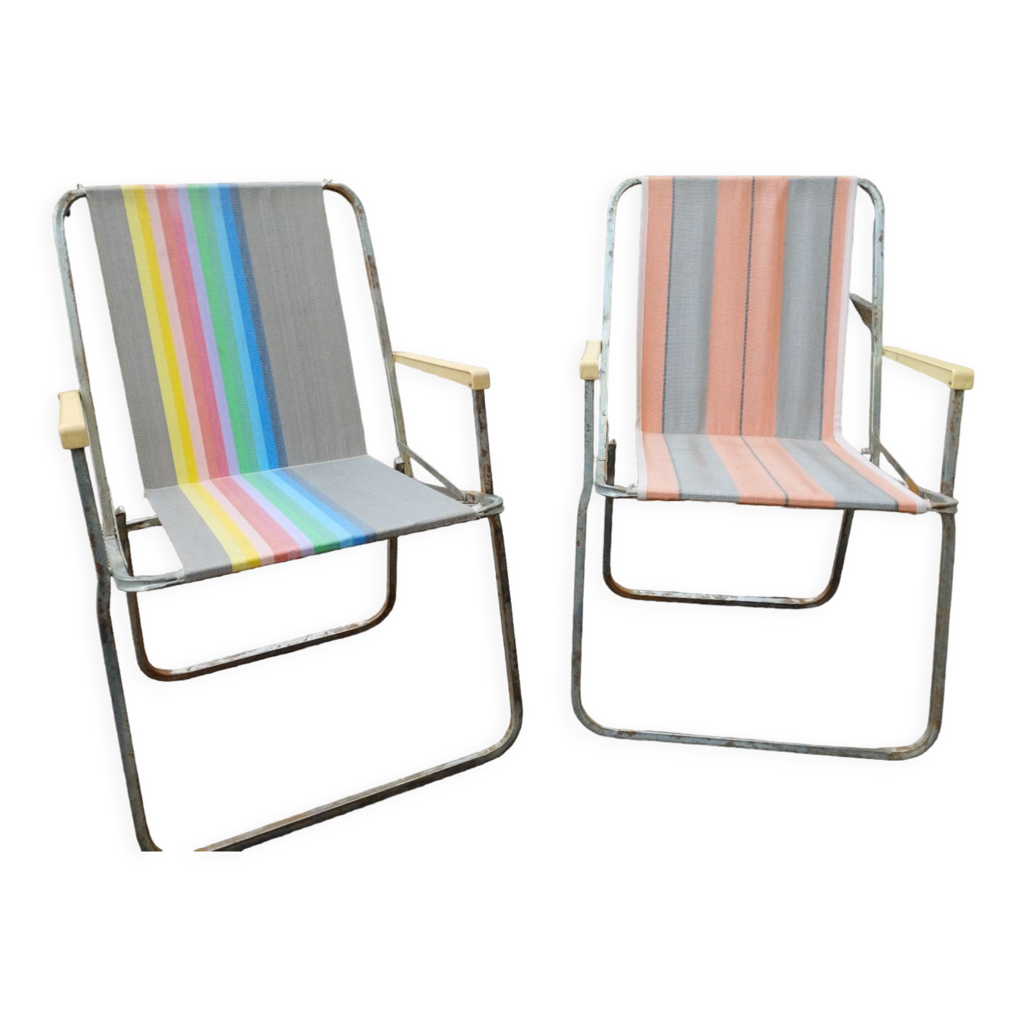 Leroline folding armchairs 70s
