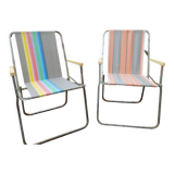 Leroline folding armchairs 70s