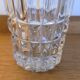 Moulded glass vase 1950 Art Deco